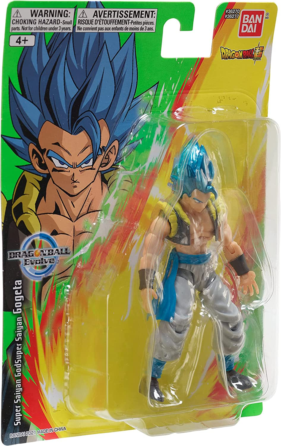 - Dragon Ball Super - Super Saiyan Blue Gogeta, Dragon Ball Evolve 5" Action Figure | Dragonball Super 5 Inch Action Figure Evolve - Super Saiyan Blue Gogeta