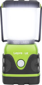 1000LM Battery Powered LED Camping Lantern with 4 Light Modes, Green | Tent Light, Camping Essentials, Waterproof Lantern Flashlight for Camping, Emergency Light, Power Outages, Not Rechargeable
