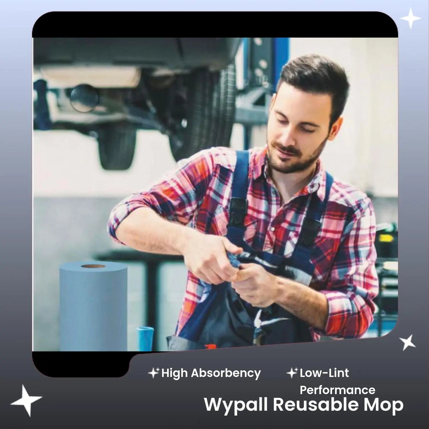 Wypall Reusable Cleaning Towels by Kimberly Clark - Durable, High-Absorbency Cloths for Heavy-Duty Wiping