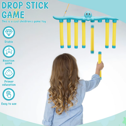 Exciting Falling Sticks Reaction Training Game - Fun Interactive Toy for Kids and Parents!