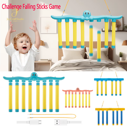 Exciting Interactive Hand-Eye Coordination Training Toy - Challenge Falling Sticks Game for Fun Parent-Child Bonding and Skill Development