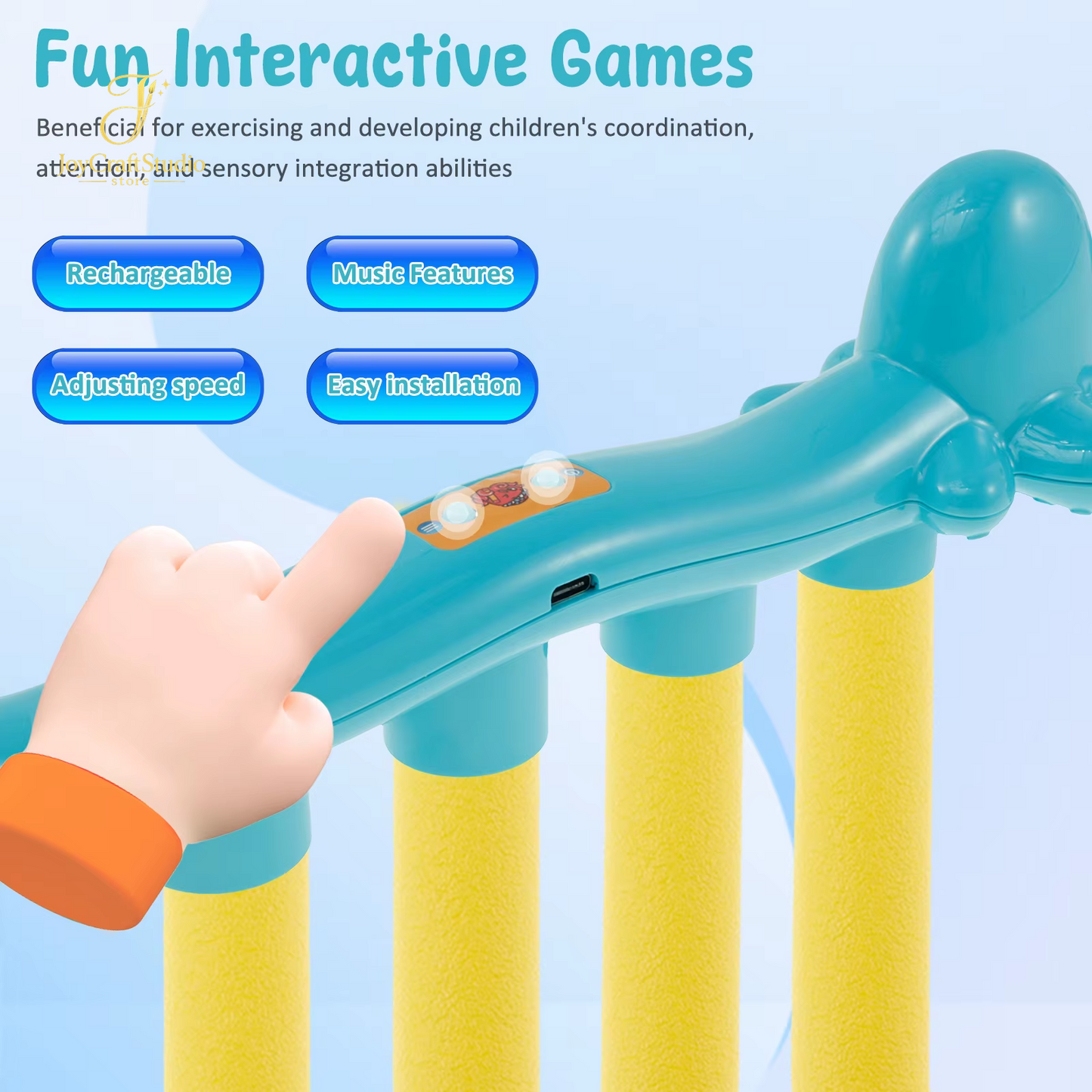 Exciting Falling Sticks Reaction Training Game - Boost Hand-Eye Coordination & Enjoy Family Fun!