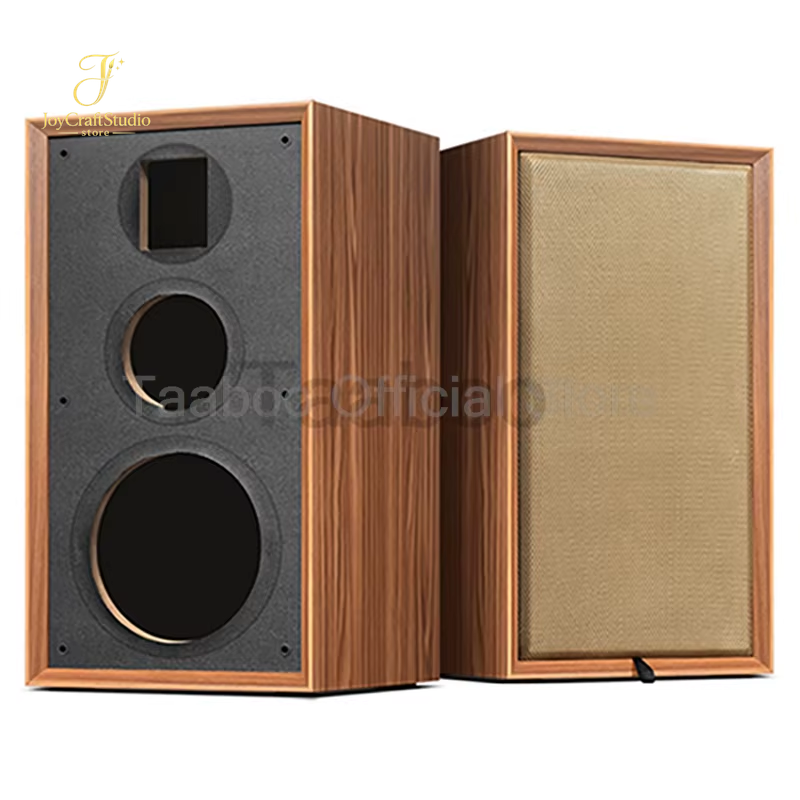 Elevate Your Audio Experience with Our Handmade 8-Inch Three-Way Wooden Bookshelf Speaker Enclosure - Perfect for Hi-Fi DIY Projects